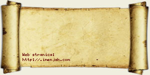 Jovana Adnađević vizit kartica